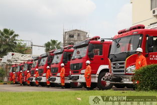 贵港消防购置13辆消防车全部到位 新增53米云梯车